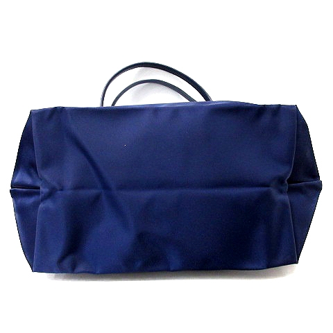 ロンシャン LONGCHAMP DEPOSE トートバッグ ハンド ナイロン 紺