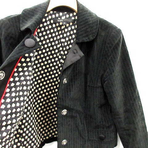 マークジェイコブス MARC JACOBS ジャケット ステンカラー ベロア 