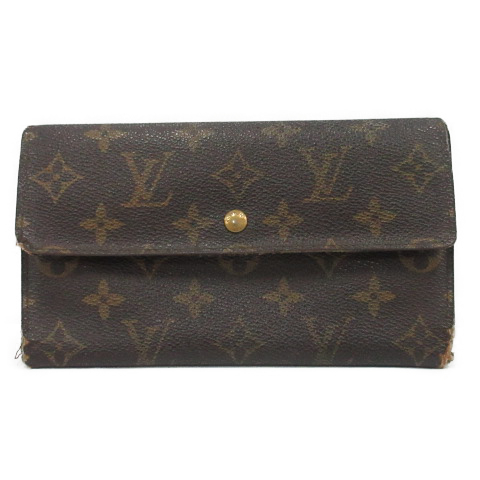 ルイヴィトン Louis Vuitton 財布 長財布 三つ折り モノグラム ポルトトレゾール インターナショナル M Tc6 Ca直1 メンズ レディース 144 ベクトルパーク