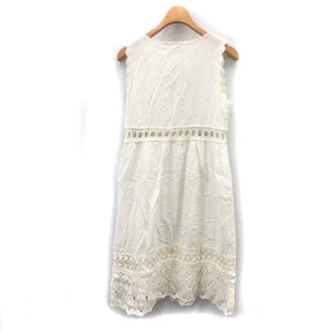チェスティ Chesty ワンピース ノースリーブ ロング レース F 白 Dh51 Ca直1 レディース 144 ベクトルパーク