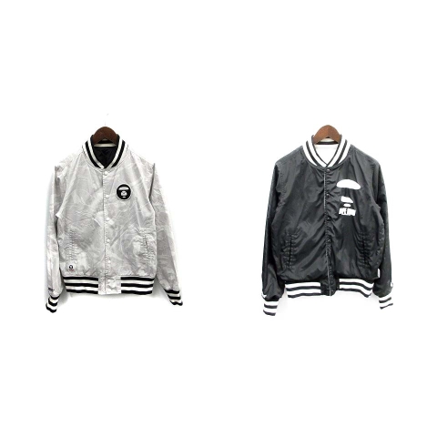 アベイシングエイプ A BATHING APE ジャケット ブルゾン リバーシブル  