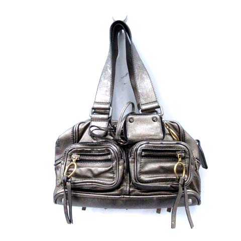 クロエ CHLOE ベティ ハンドバッグ シルバー /DH22 ○D レディース 144  
