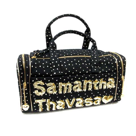 サマンサタバサ Samantha Thavasa ボストンバッグ ハンド キャンバス 