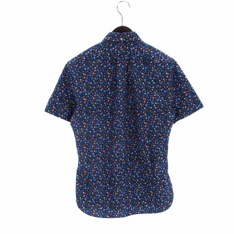 ラルフローレン　半袖コットンシャツ 古着 Polo Ralph Lauren ポロラルフローレン 碇 総柄 コットン