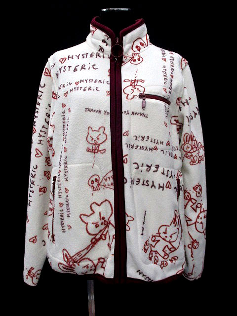 HYSTERIC GLAMOUR ヒステリックグラマー　フリース　ジャケット 楽天市場】フリース ジャケット（ブランドヒステリックグラマー