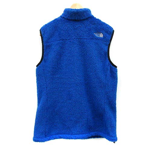 ザノースフェイス THE NORTH FACE フリースベスト ジップアップ L 青 