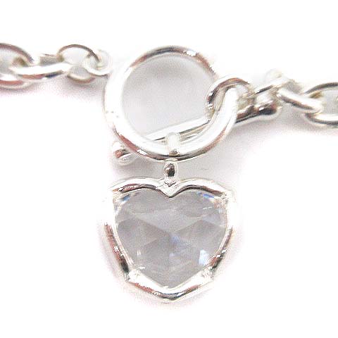 エイボン Avon ネックレス ペンダント クリアハート チェーン シルバー Tc32 レディース 144 ベクトルパーク
