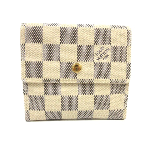 ルイヴィトン Louis Vuitton 財布 二つ折り ダミエアズール ポルトフォイユ エリーズ ホワイト N Mr Ca直1 レディース 144 ベクトルパーク