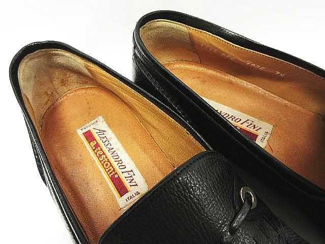 ALESSANDRO FINI タッセルローファー メダリオン ウイングチップ