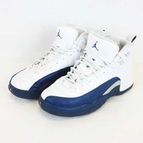 ナイキ Nike エアジョーダン 12 Air Jordan レトロ 113 スニーカー Bg ブルー ホワイト 24 5 Mh09 レディース 145 ベクトルパーク