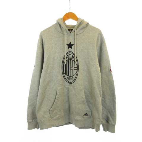 アディダス adidas ACミラン パーカー スウェット コットン ベロア