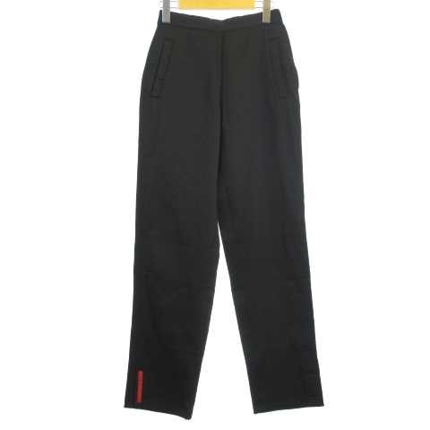 プラダスポーツ PRADA SPORT ナイロン パンツ テーパード ハイウエスト 