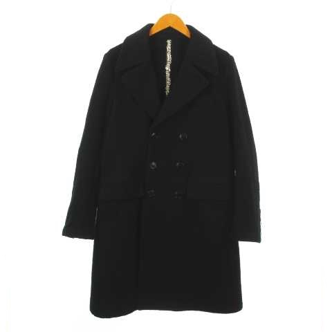 ナンバーナイン NUMBER (N)INE 07AW コート ダブル ネップ加工 ウール 