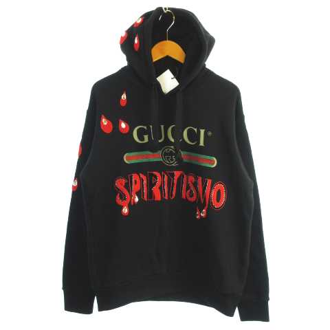 未使用品 グッチ GUCCI 18AW 希少 Spiritismo アップリケ スウェット 