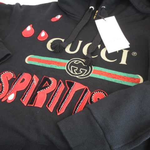 未使用品 グッチ GUCCI 18AW 希少 Spiritismo アップリケ スウェット