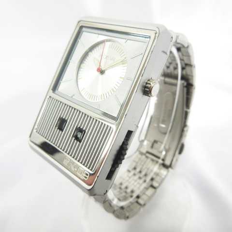 NIXON SK-09 面白 シルバー 希少 良品 箱付き