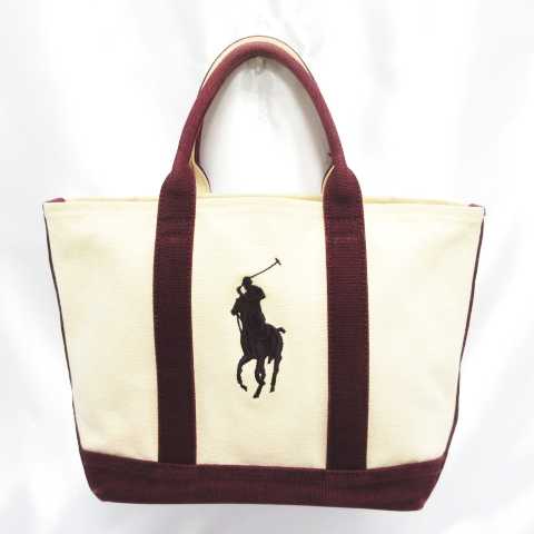 ラルフローレン RALPH LAUREN ハンドバッグ ランチトート ビッグポニー 