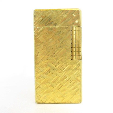 ダンヒル dunhill フリント式 ガスライター 喫煙具 ローラー スクエア 