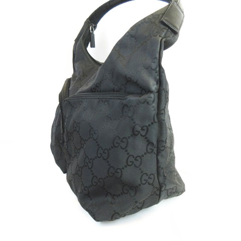 グッチ GUCCI GG柄 ナイロン レザー ワンショルダーバッグ 001-3380 