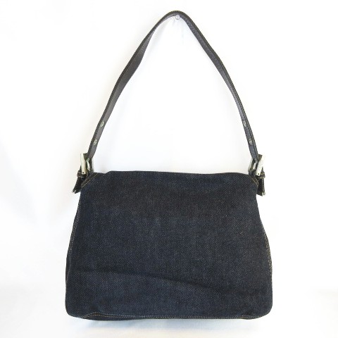 フェンディ FENDI 26325 デニム マンマバケット ワンショルダー 