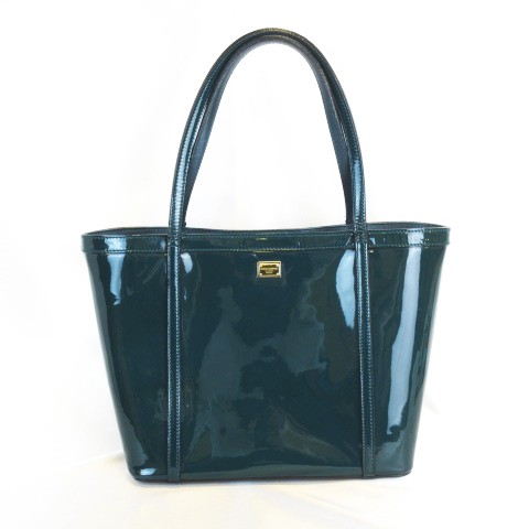 ドルチェ&ガッバーナ ドルガバ DOLCE&GABBANA エナメル トートバッグ