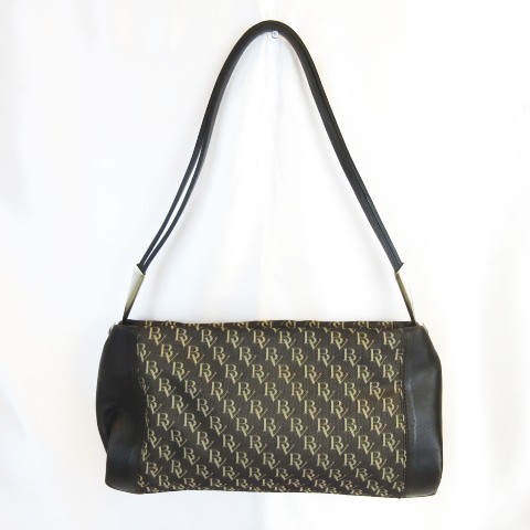 ボッテガヴェネタ BOTTEGA VENETA キャンバス レザー ワンショルダー 