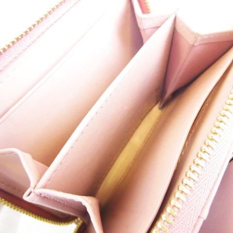 エムシーエム MCM Rabbit Zip Around Wallet in Visetos 美品 二