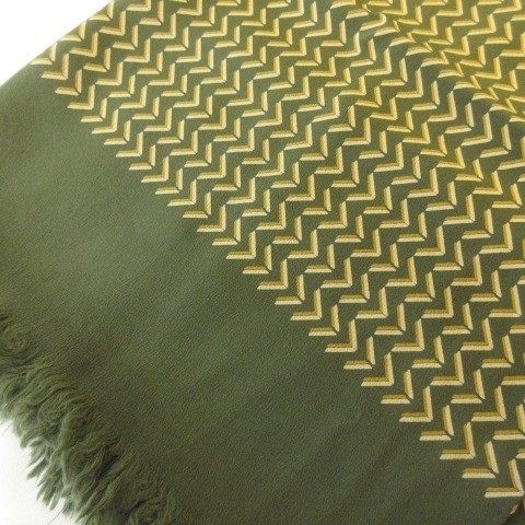 ジョルジオアルマーニ GIORGIO ARMANI 美品 シルク 幾何学模様