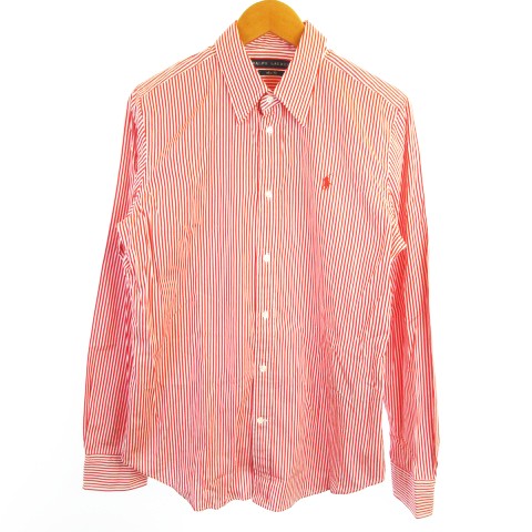 未使用品 ラルフローレン RALPH LAUREN スリムフィット ストライプ 