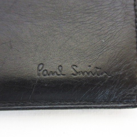 ポールスミス Paul Smith 牛革 レザー 名刺入れ カードケース ブラック 黒 メンズ 145 ベクトルパーク