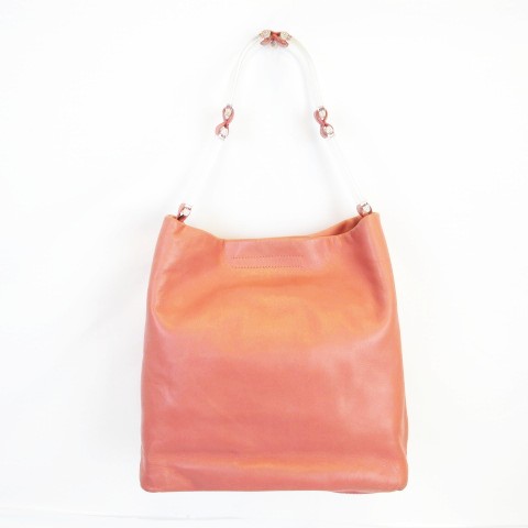 プラダ PRADA NAPPA SOFT B8264 クリアハンドル ハンドバッグ レザー 