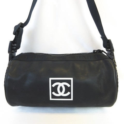 シャネル CHANEL スポーツライン ミニ ドラム ワンショルダーバッグ 