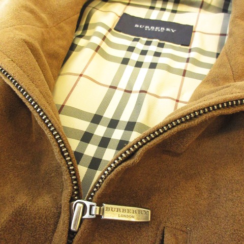 バーバリー ロンドン BURBERRY LONDON Fスエード ベスト 裏ノバ 