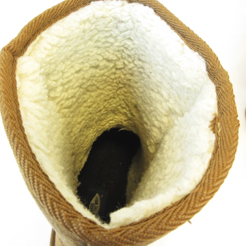 バンズ Vans Fムートンブーツ ショート 裏ボア 秋冬 ブラウン 茶 M8 メンズ 145 ベクトルパーク