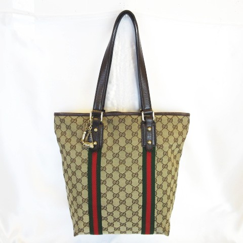 グッチ GUCCI 162899 シェリーライン GGキャンバス トートバッグ ワン 