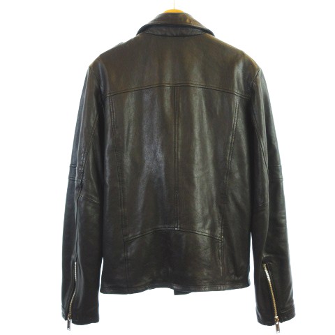 カールラガーフェルド KARL LAGERFELD シープレザー ライダース 