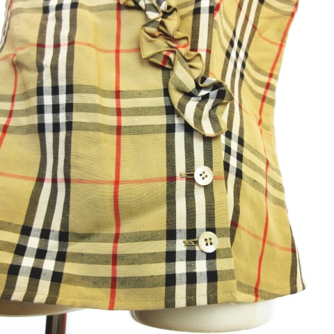 バーバリー ロンドン BURBERRY LONDON 美品 リネンレーヨン 