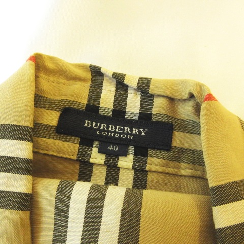 バーバリー ロンドン BURBERRY LONDON 美品 リネンレーヨン 