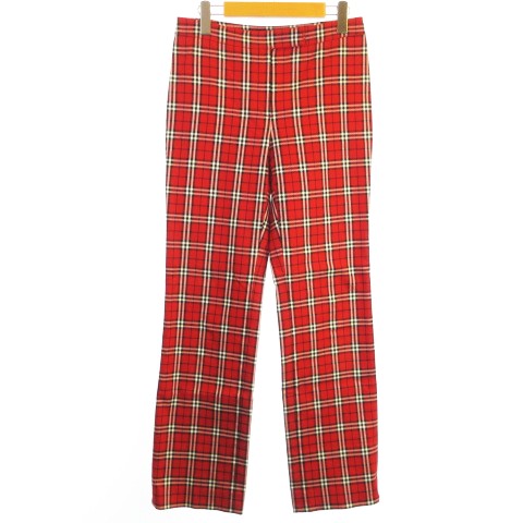 バーバリー ロンドン BURBERRY LONDON 美品 ノバチェック スリムパンツ 