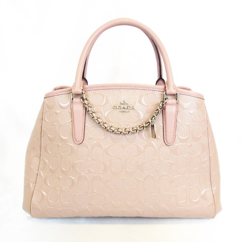 コーチ COACH F55451 デボスド シグネチャー パテント レザー スモール 
