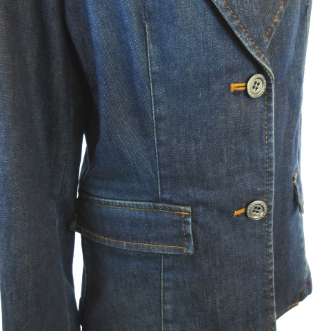 バーバリー ロンドン デニム テーラードジャケット 40 バーバリーロンドン デニム バーバリー ロンドン デニム テーラード