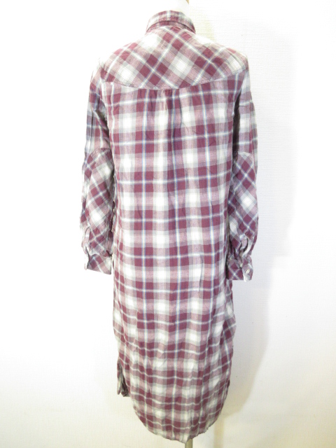 ヒステリックグラマー HYSTERIC GLAMOUR シャツ ワンピース チェック 