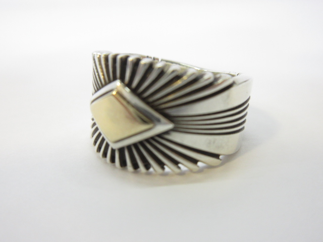 ナバホ族 NAVAJO PAT BEDONI パトリシアベドニー サンバースト リング  