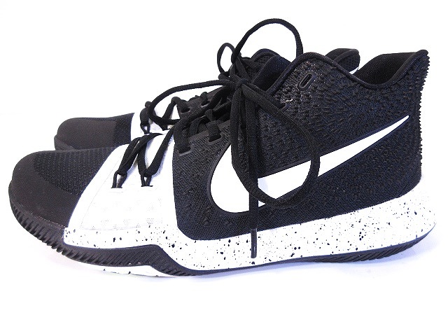 ナイキ NIKE 極美品 カイリー 3 TB スニーカー 黒 白 ブラック  