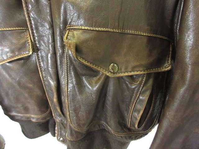 ショット SCHOTT A-2 レザー フライト ジャケット 革ジャン ボア