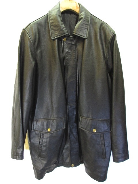 ブラックリーダー BLACK LEDER ラムレザー ジャケット シングル レザー 