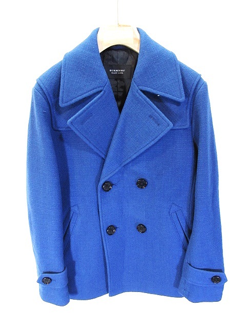 バーバリーブラックレーベル Burberry Black Label ピー コート ジャケット ウール 無地 青 ブルー M 国内正規 メンズ 146 ベクトルパーク バーバリーブラックレーベル Burberry Black Label ピー コート ジャケット ウール 無地 青 ブルー M 国内正規 メンズ 146 ベクトルパーク