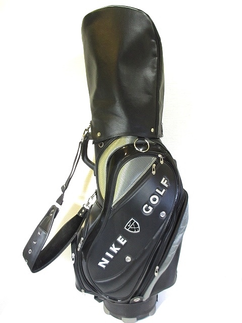 ナイキゴルフ NIKE GOLF ゴルフ キャディ バッグ ロゴ ブラック グレー