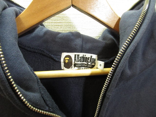 アベイシングエイプ A BATHING APE スウェット ジップアップ