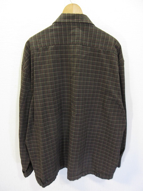 ステューシー STUSSY ワーク ジャケット ブルゾン チェック柄 ジップ 
